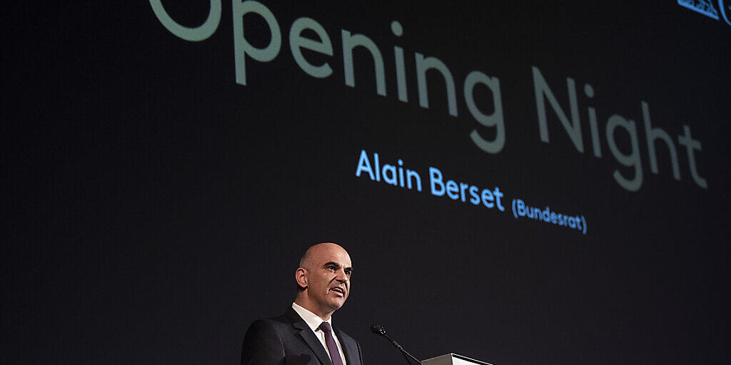 Auftritt als Kulturminister: Bundesrat Alain Berset eröffnet das Zurich Film Festival.