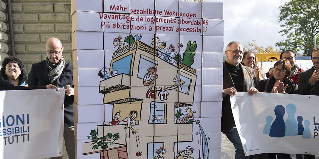 Gemäss Auffassung des Bundesrats stellt die Volksinitiative "Mehr bezahlbare Wohnungen" keine realistischen Forderungen. Deshalb lehnt der Bundesrat das Begehren ab. (Archivbild) Gemäss Auffassung des Bundesrats stellt die Volksinitiative "Mehr bezahlbare Wohnungen" keine realistischen Forderungen. Deshalb lehnt der Bundesrat das Begehren ab. (Archivbild)