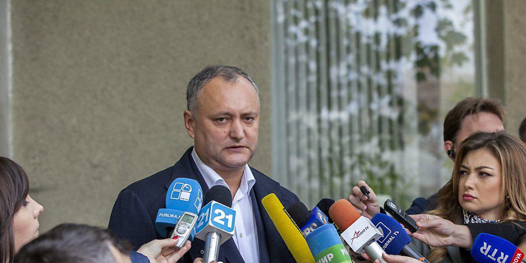 Sozialistenführer Igor Dodon steht vor dem Wahlsieg in Moldau: Er will sein Land näher an Russland heranführen.