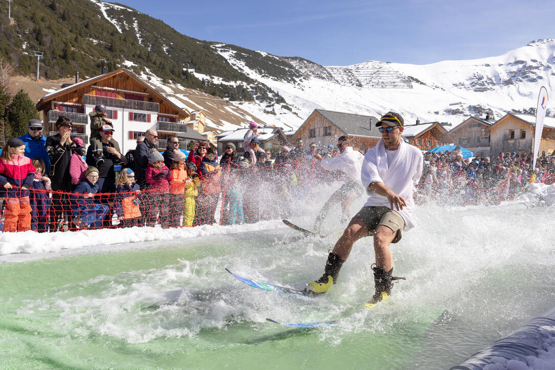 Water-Slide in Malbun