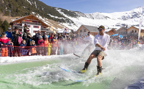 Water-Slide in Malbun