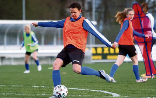 Liechtenstein Fussball LFV Training Frauen Nationalmannschaft