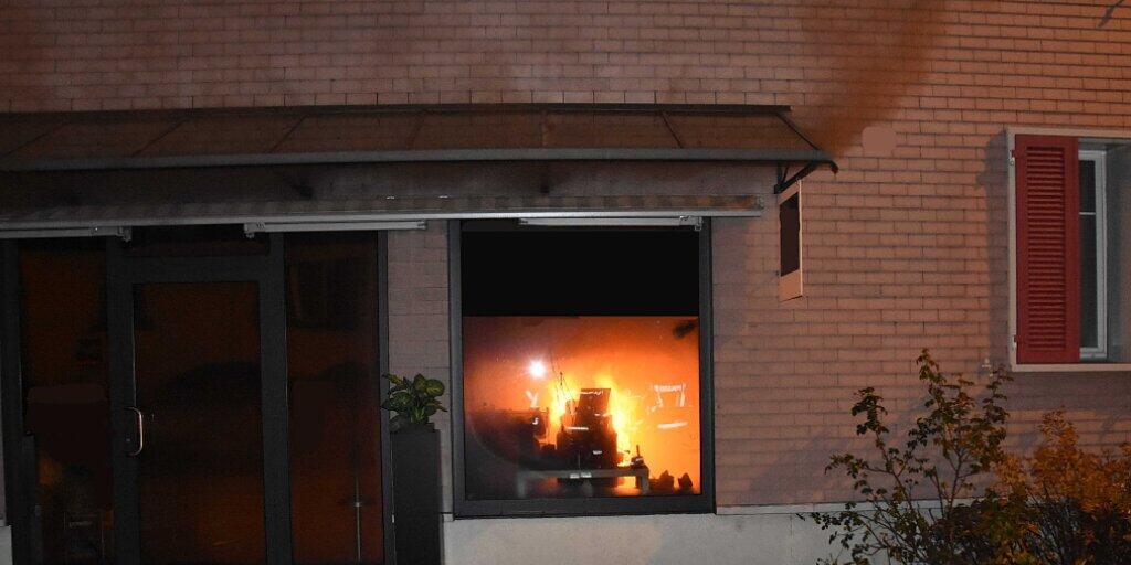 In Rorschach SG ist es am Samstag in einem Geschäft zu einem Brand gekommen.
