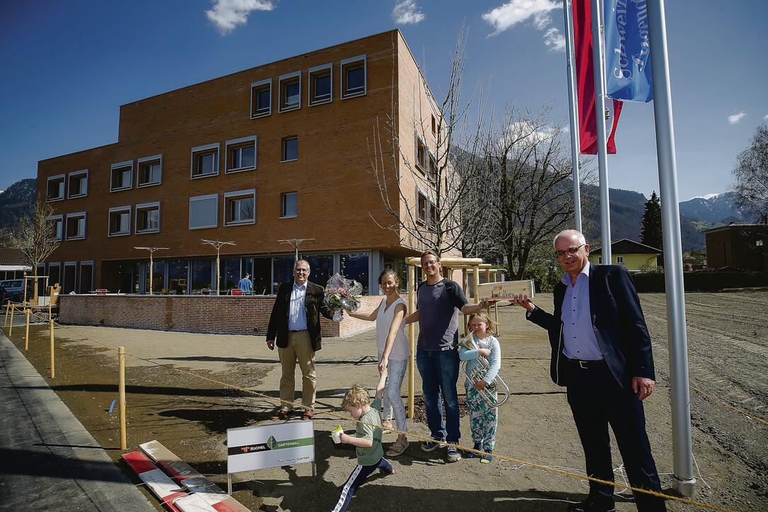 Liechtenstein Schaan Vaduz Neueroeffnung Jugendherberge