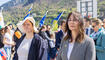 Feierlichkeiten zum Jubiläum bei der alten Rheinbrücke Vaduz–Sevelen
