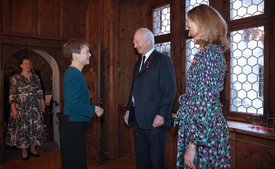 Neujahrsempfang der F&uuml;rstlichen Familie auf Schloss Vaduz