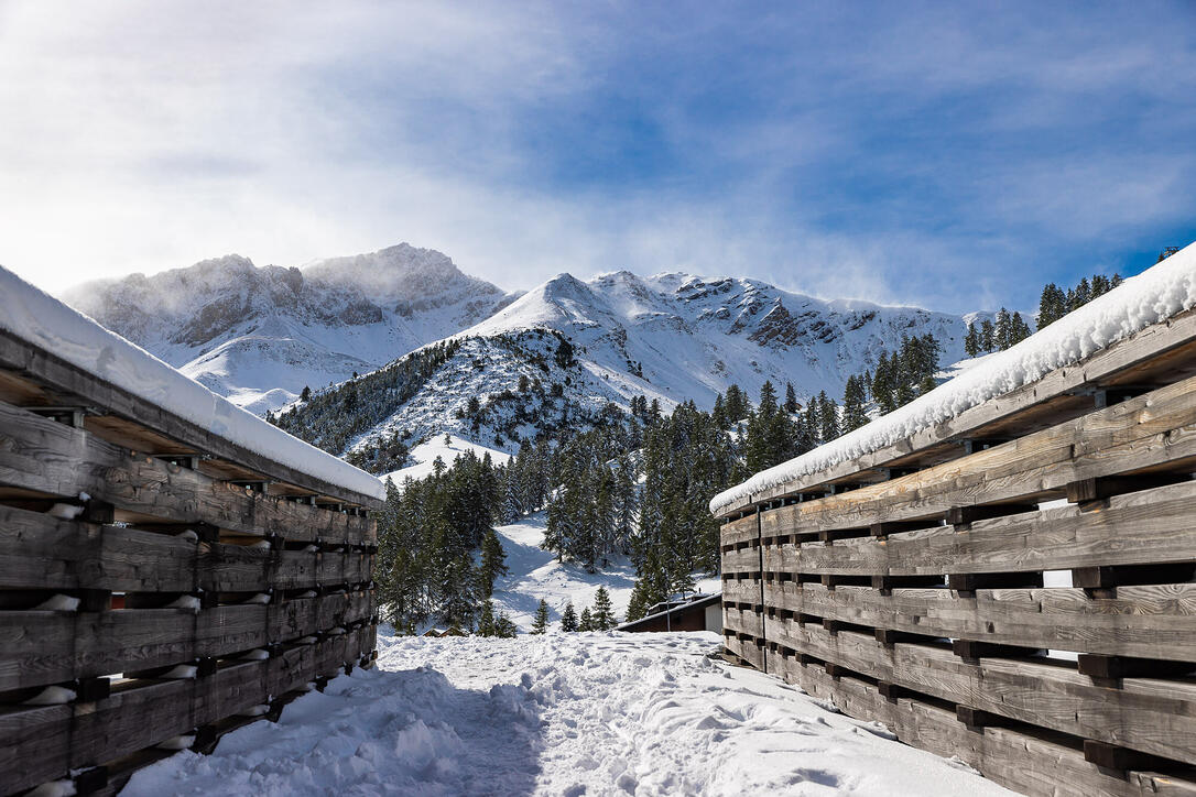 Erster Schnee in Liechtenstein