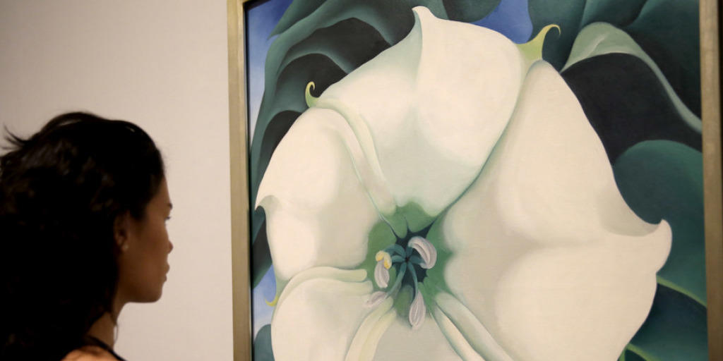 Die Tate Modern in London zeigt grosse Retrospektive mit Werken der US-Malerin Georgia O'Keeffe (Archiv)