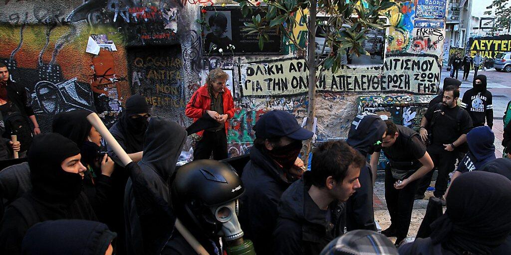 Immer wieder kommt es im Athener Stadtteil Exarchia zu Ausschreitungen von Linksextremisten. (Archiv)