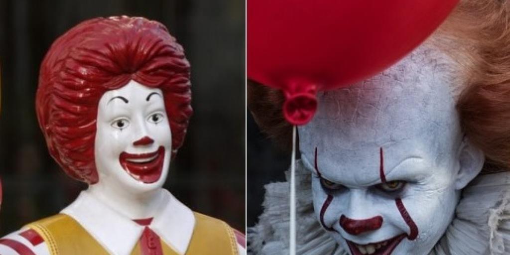Rechts der Mörderclown aus dem Horrorfilm "It", links das Maskottchen von McDonald. Weil die beiden sich angeblich zu ähnlich sehen, will der Russland-Ableger Burger King den Film "It" verbieten lassen. (Archivbilder)