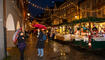 Weihnachtsmarkt in Feldkirch, Vorarlberg, Österreich.