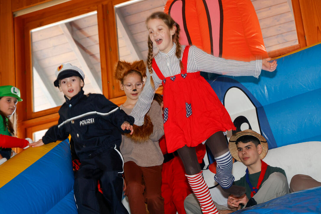 Kinderfasnacht in Schellenberg.