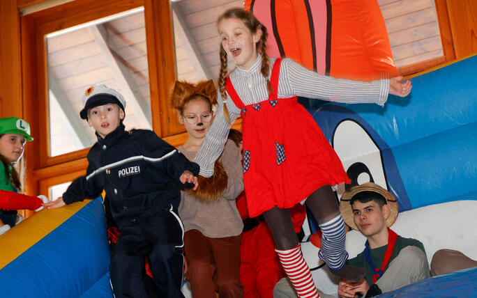 Kinderfasnacht in Schellenberg.