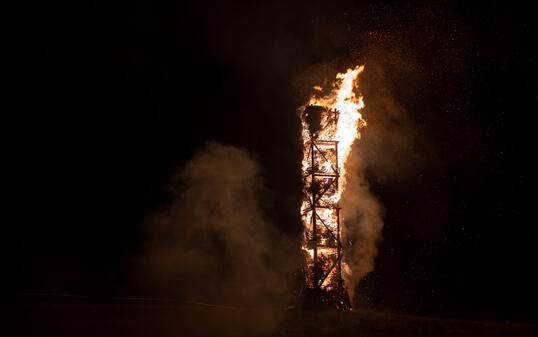 Letztes Jahr mussten die Funken aufgrund des F&ouml;hns verschoben werden.