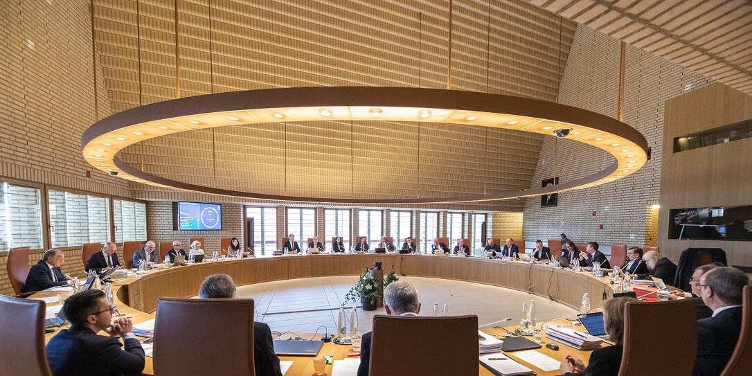 Liechtensteiner Landtag in Vaduz Liechtensteiner Landtag in Vaduz