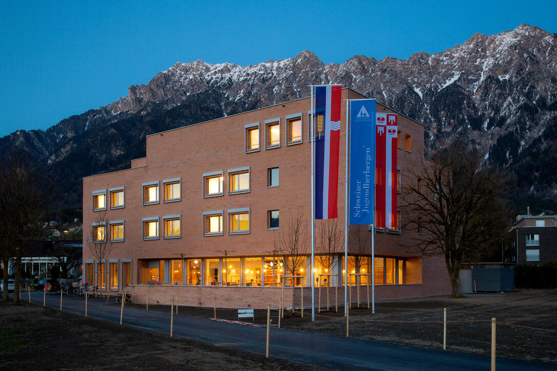 Liechtenstein Schaan Vaduz Neueroeffnung Jugendherberge