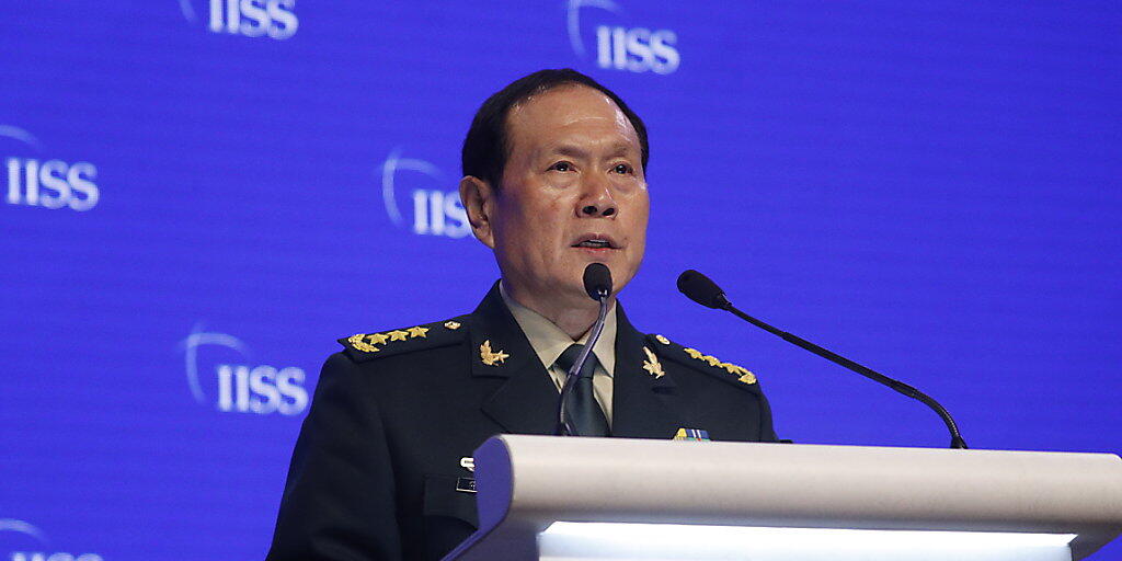 Chinas Verteidigungsminister Wei Fenghe verteidigte am Sonntag auf einer Konferenz in Singapur das Vorgehen seines Landes auf dem Tiananmen-Platz vor dreissig Jahren.