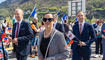 Feierlichkeiten zum Jubiläum bei der alten Rheinbrücke Vaduz–Sevelen