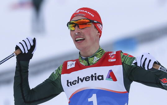 Neu siebenfacher Weltmeister: der Deutsche Kombinierer Eric Frenzel