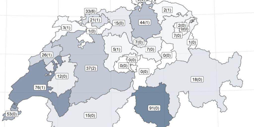 Die Zahl der Erkrankten steigt in der Schweiz weiter rasant an.
