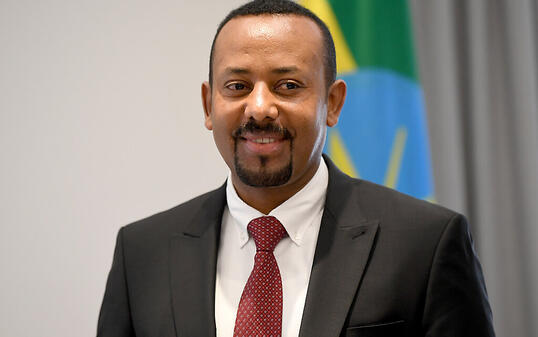 ARCHIV - Abiy Ahmed, Ministerpräsident von Äthiopien,  bei einem Treffen mit dem deutschen Bundespräsidenten Steinmeier, im vergangenen Jahr. Foto: Britta Pedersen/dpa