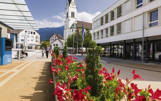 Dorfplatz in Eschen