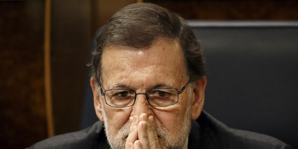 Will nicht mehr: Der amtierende spanische Ministerpräsident Mariano Rajoy im Parlament in Madrid (Aufnahme vom 13. Januar).