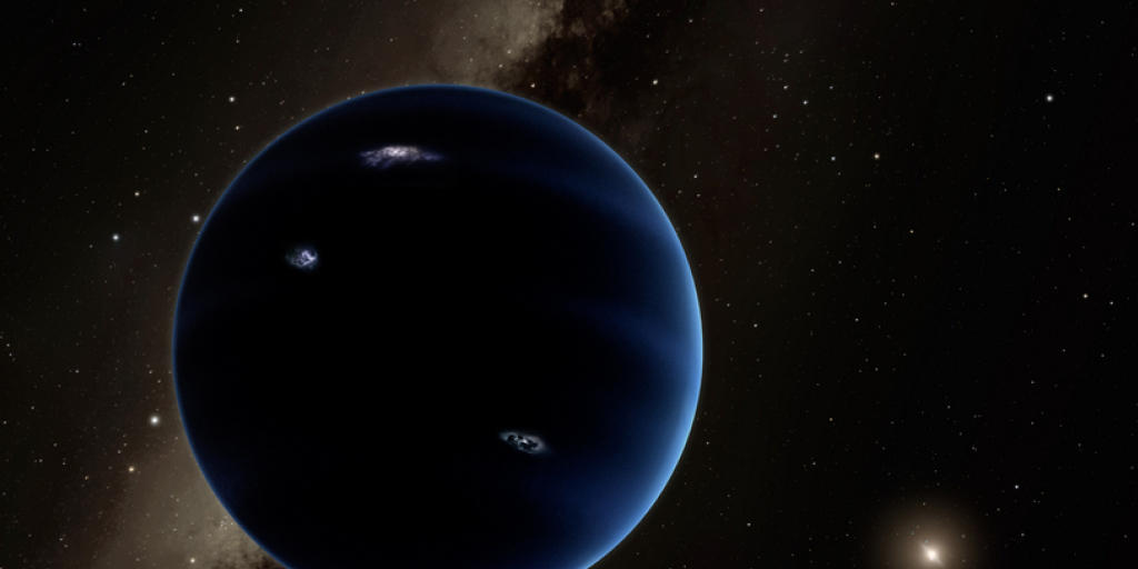 Eine Illustration des California Institutes of Technology zu dem offenbar entdeckten neunten Planeten