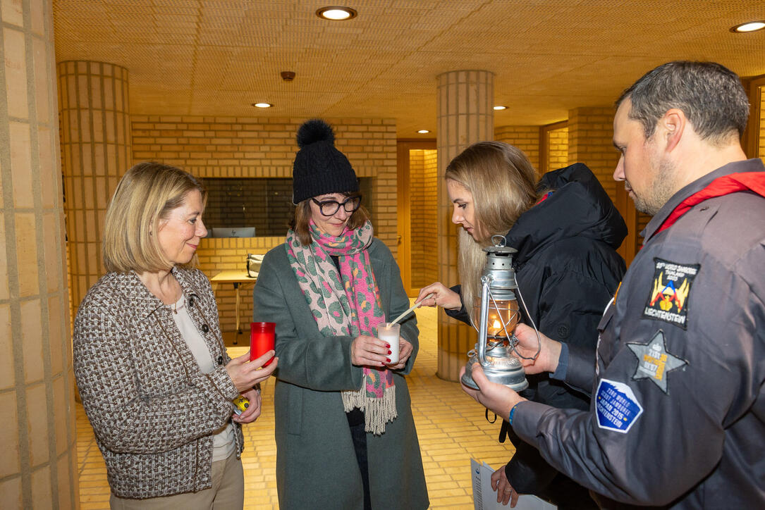 Friedenslicht 2025 in Liechtenstein (17.12.2025)