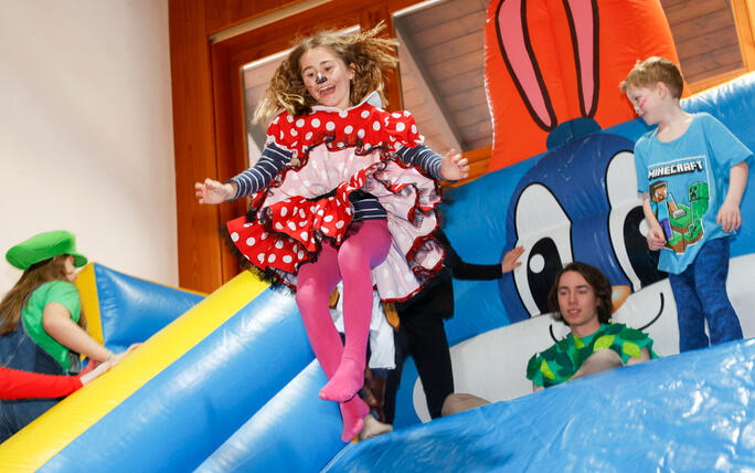 Kinderfasnacht in Schellenberg.