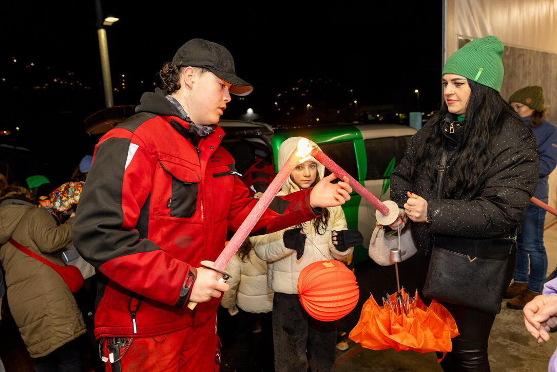 Funken Triesen mit Fackelumzug