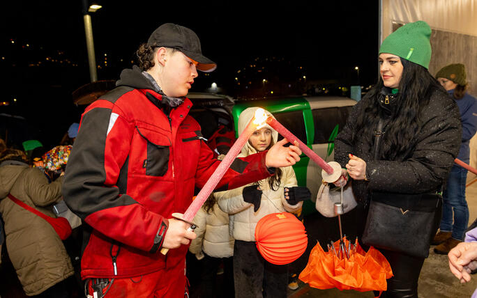 Funken Triesen mit Fackelumzug