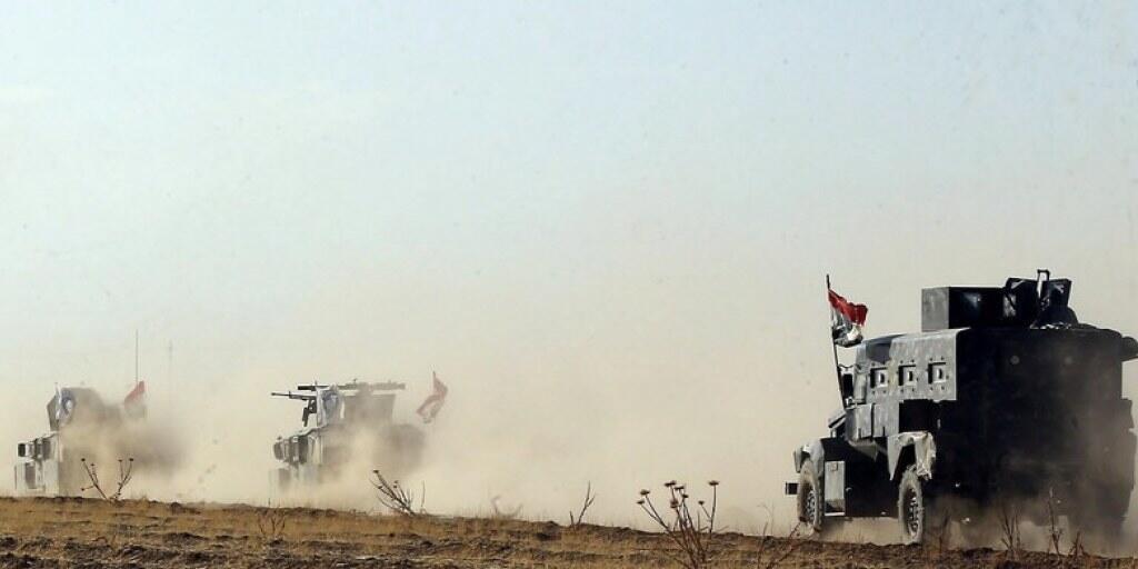 In Kirkuk kommt es zu militärischen Spannungen zwischen Iraks Armee und kurdischen Peschmerga-Kämpfern. Die ölreiche Provinz wird sowohl von der irakischen Zentralregierung als auch von den Kurden beansprucht (Archiv).