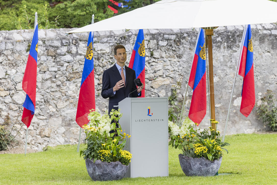 Staatsfeiertag 2021: Staatsakt auf Schloss Vaduz