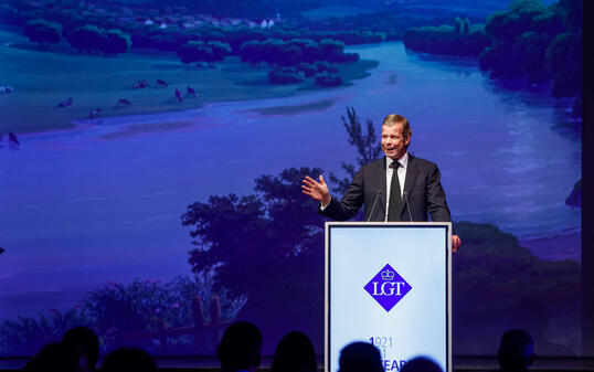 Liechtenstein Vaduz Vaduzersaal Jubilaeumsfeier Festakt 100 Jahre LGT Bank AG