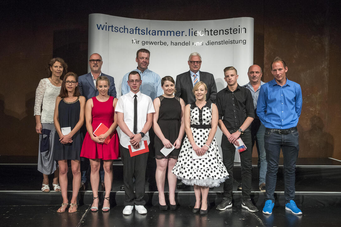 Lehrabschlussfeier der Wirtschaftskammer in  Vaduz