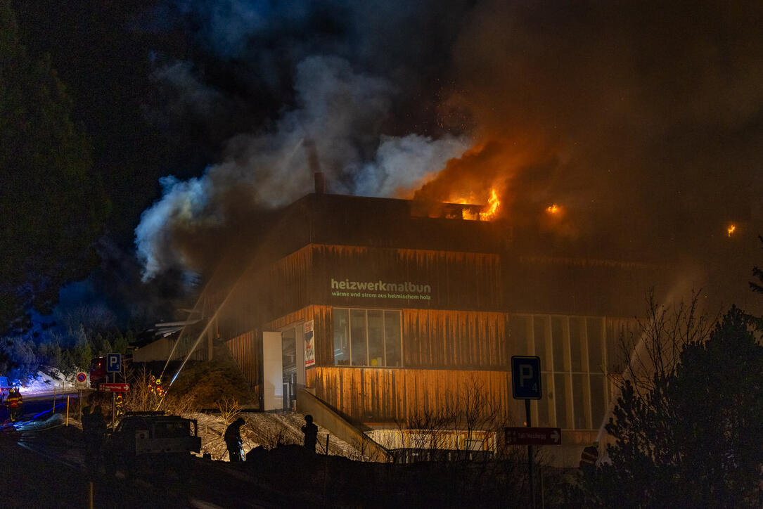 Brand Heizwerk Malbun (16.12.2025)