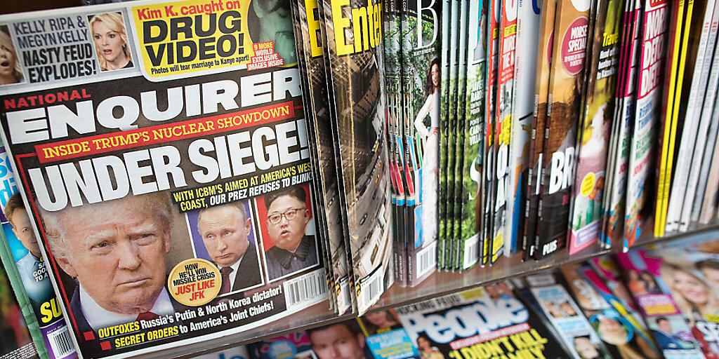 Der "National Enquirer" hat dem Ex-Playmate Karen McDougal vereinbart, dass sie über eine mutmassliche Affäre mit US-Präsident Trump an die Öffentlichkeit gehen darf. (Archivbild)