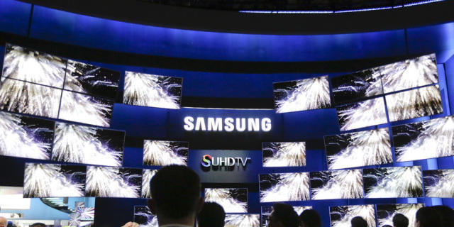 Samsung präsentiert sich an der CES-Messe in Las Vegas (Archiv)
