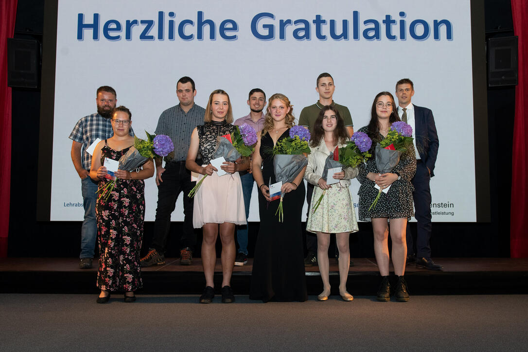 Lehrabschlussfeier der Wirtschaftskammer Liechtenstein