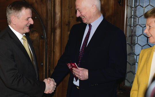 Fürst Hans-Adam II Geburtstag Schloss Vaduz, 14.02.2016