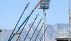 Installation neue Beleuchtung beim Rheinpark Stadion