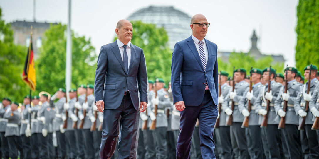 Liechtensteins Regierungschef Risch trifft Kanzler Scholz Liechtensteins Regierungschef Risch trifft Kanzler Scholz