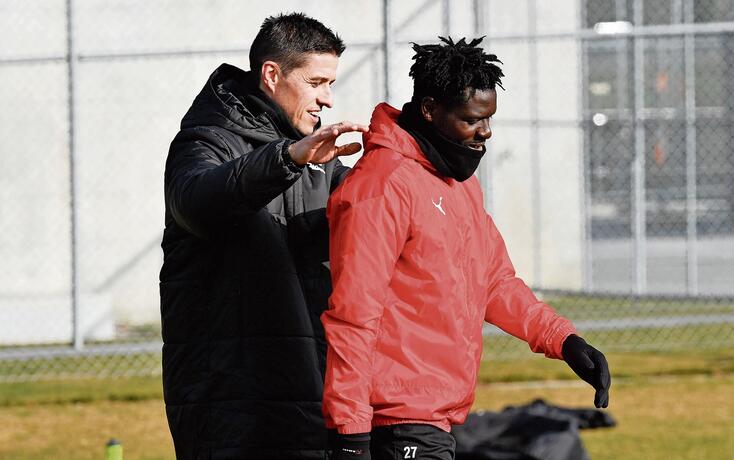 20230201 Training mit neuem Trainer Martin Stocklasa