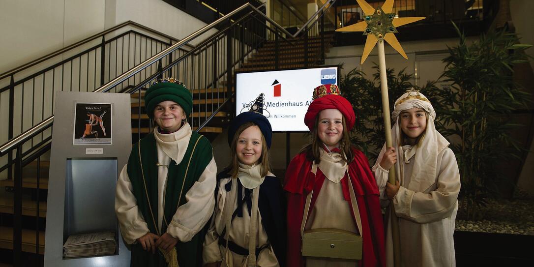 Sternsinger im Medienhaus