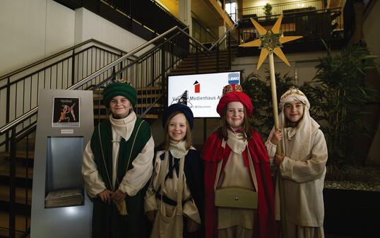 Sternsinger im Medienhaus