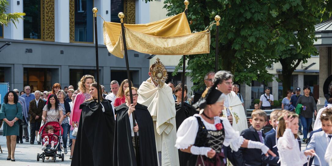 Fronleichnam Prozession Vaduz