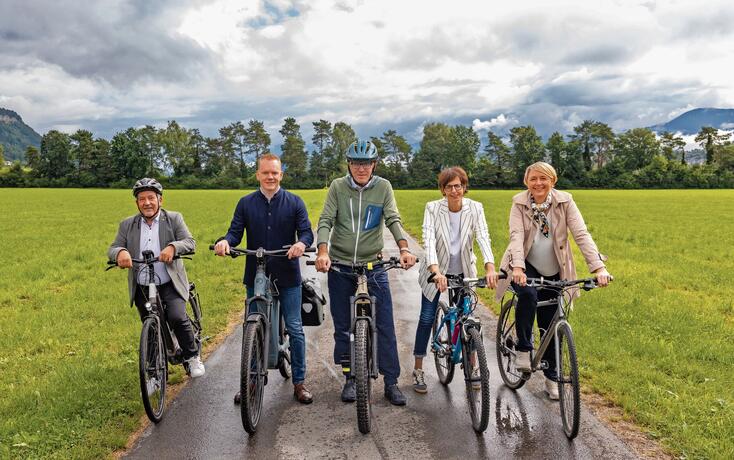 Eröffnung EuroVelo 15 in Mauren