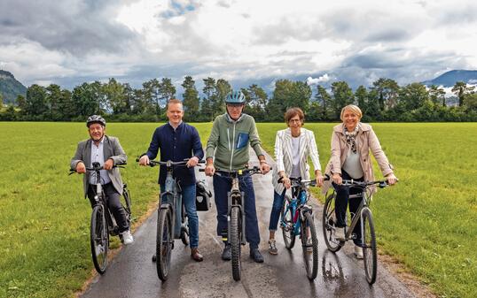 Eröffnung EuroVelo 15 in Mauren
