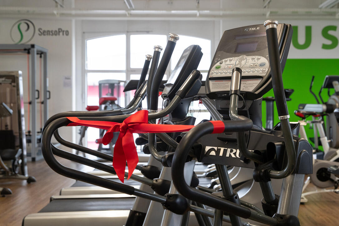 Vorbereitungen im Fitnesshaus in Schaan